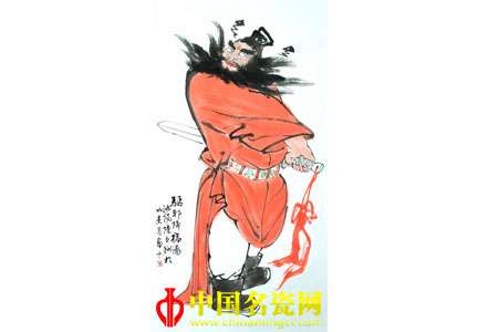 鐘馗辟邪降幅圖