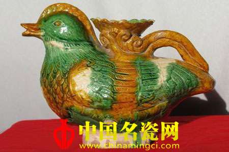 鴛鴦形壺