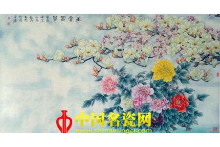 玉堂富貴圖案