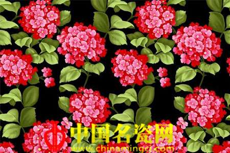 繡球花紋