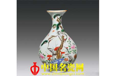 松鶴延年圖案
