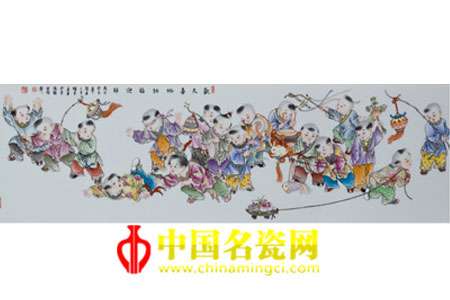 納福迎祥圖案
