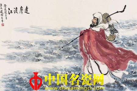 達摩渡江圖