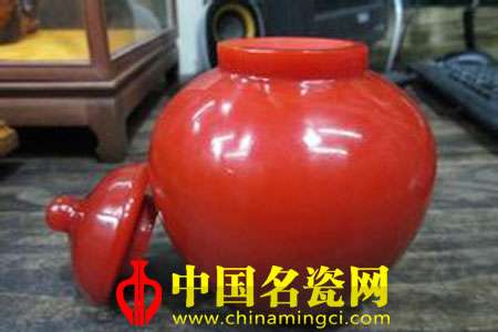民國時期的紅釉