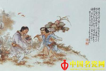 瓷器上和合二仙紋飾的美好寓意