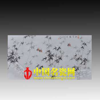 江天雪霽 插屏