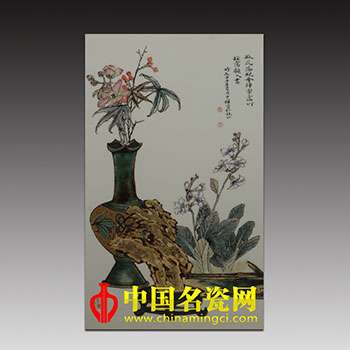 瓶花落硯香歸字