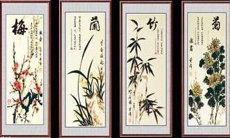 淺談青花瓷寫意花鳥畫