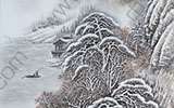 袁世文陶瓷藝術(shù)——雪霧彌漫悠悠雅韻 銀裝素裹瓷上美景