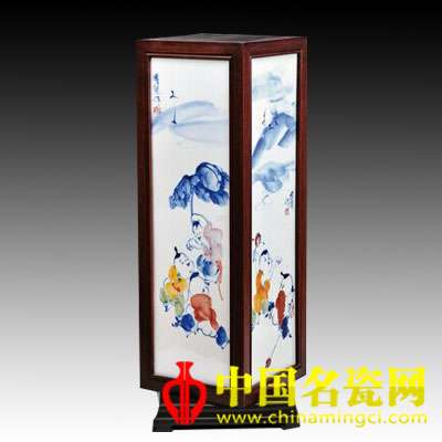 徐國琴 童趣 青花五彩鑲器
