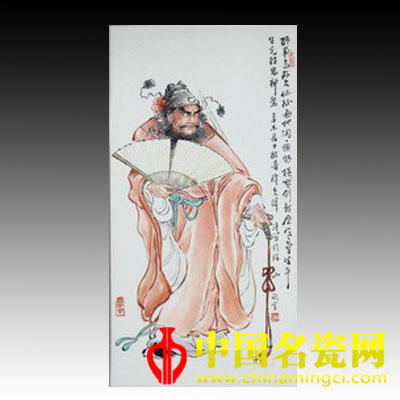 王隆夫“鐘馗圖”瓷板
