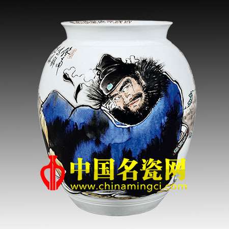 王安維 歲歲平安·粉彩瓷瓶 2008年（戊子年）