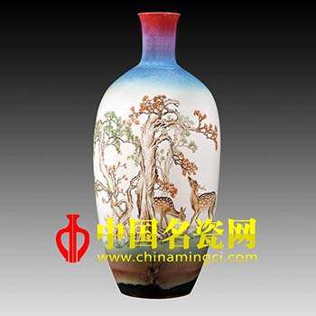 松鹿圖