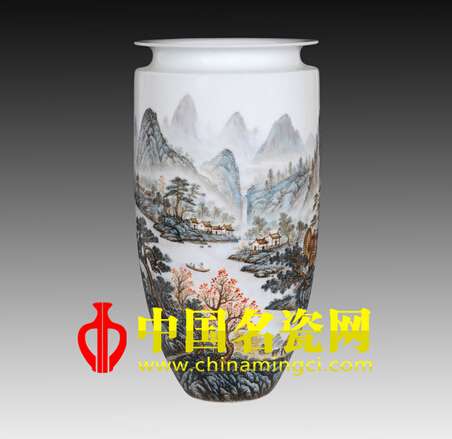 清新淡雅 意境深遠(yuǎn)——淺談粉彩山水創(chuàng)作的體會