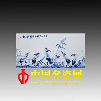 蘆塘秋風(fēng)鶴對語