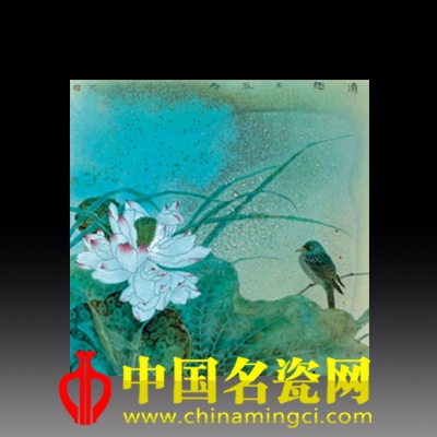 龔保家 清趣·粉彩瓷板