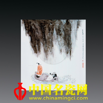李進 赤壁賦·粉彩瓷板