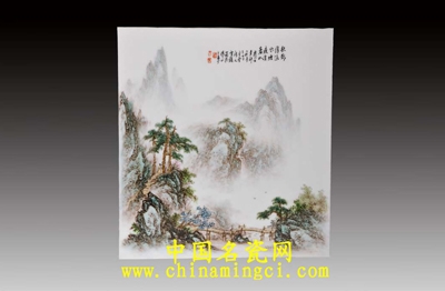 瓷板畫：瓷器與畫完美結(jié)合的藝術(shù)品