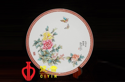 鳥(niǎo)語(yǔ)花香瓷畫(huà)間