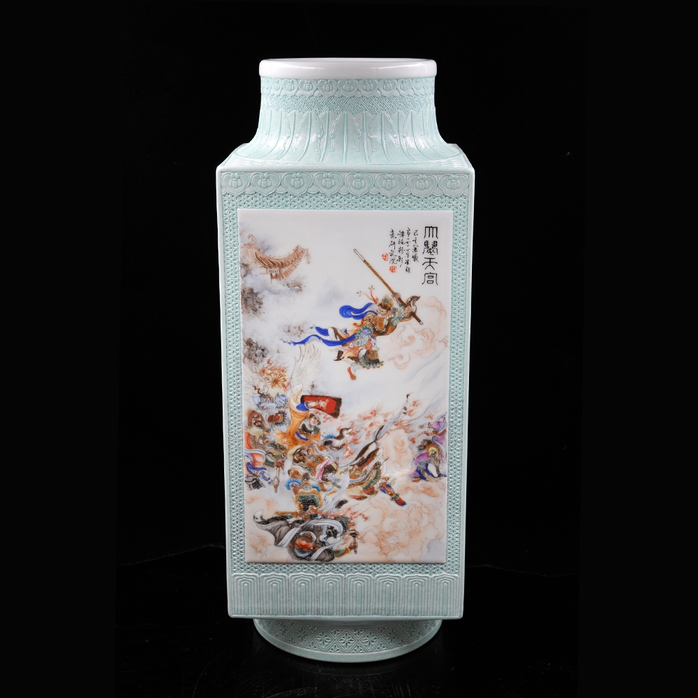 汪曦《大鬧天宮》雕刻開(kāi)窗四面鑲器200件