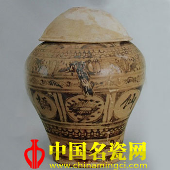 彩繪陶罐(廉江窯)
