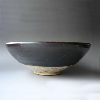 崇安窯黑釉茶盞
