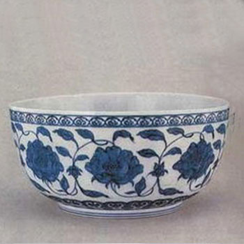 崔公窯青花纏枝蓮?fù)? /></a><a  class=